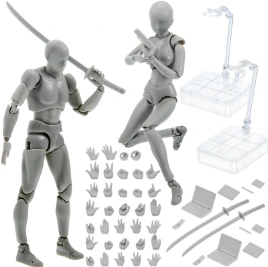 Body kun femenino gris tipo anime