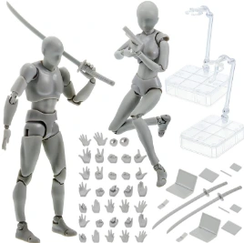 Body kun masculino gris tipo anime