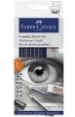 Lápices grafito Faber Castell 8pcs HB, 2H, B, 2B, 4B, 6B.