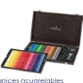 Lapices acuarelables Albrecht Dürer estuche de madera 48 colores + accesorios