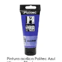 Pintura acrílica Politec Azul Ultramar 75 ml.