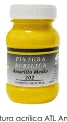 Pintura acrílica ATL Amarillo medio 100 ml.